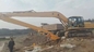 pc130 excavator lengan panjang excavator tiga bagian lengan pembongkaran mencapai Boom
